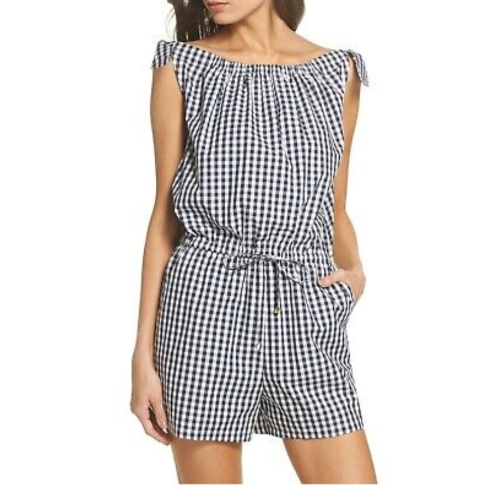 Tory Burch NWTs Gingham Romper